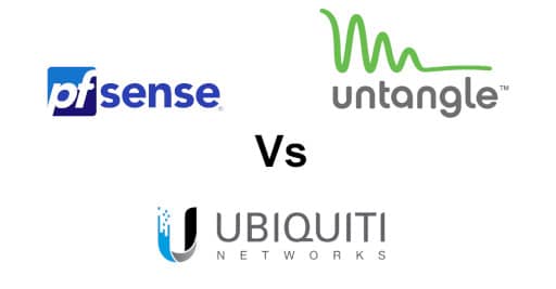 pfsense vs untangled vs ubiquiti