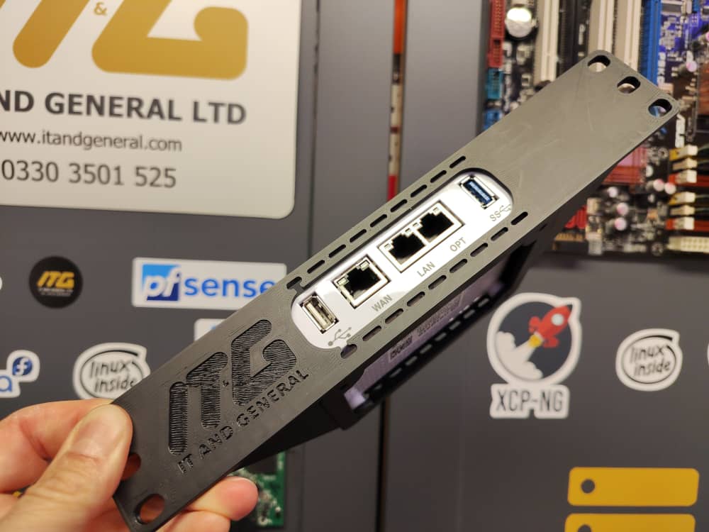 Netgate 1100 10-inch rack mount 3D print
