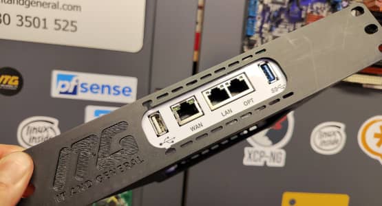 Netgate 1100 10-inch rack mount 3D print