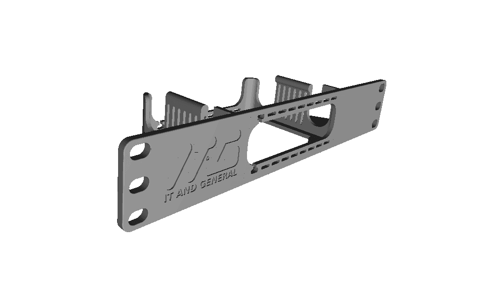 Netgate 1100 10-inch rack mount 3D print