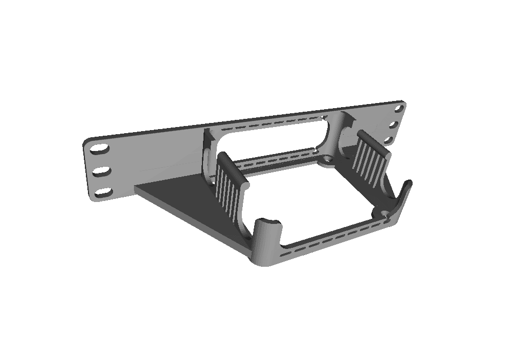 Netgate 1100 10-inch rack mount 3D print