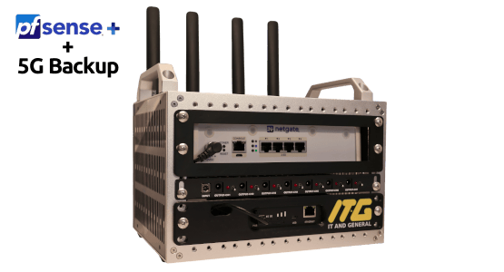 Network in a Box | Netgate 4200 and Teltonika TRB500 for 5G Internet Backup - 10inch Rack | pfSense+ with 5G Backup