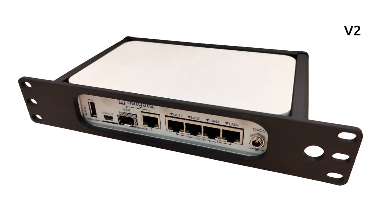 Netgate 2100 - 3D Print 10 inch Rack Mount - v2