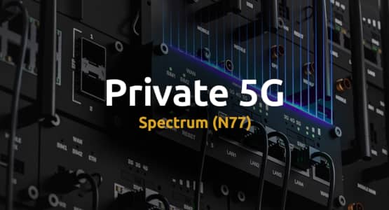 Teltonika for private 5G - Spectrum N77