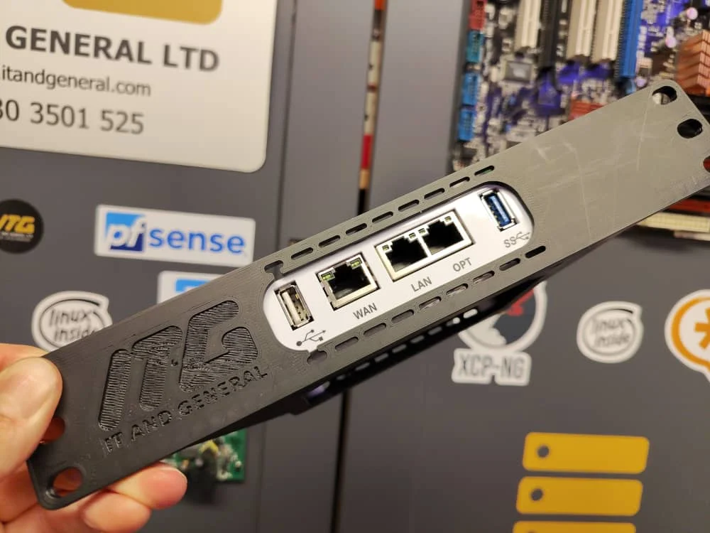 Netgate 1100 10-inch rack mount 3D print